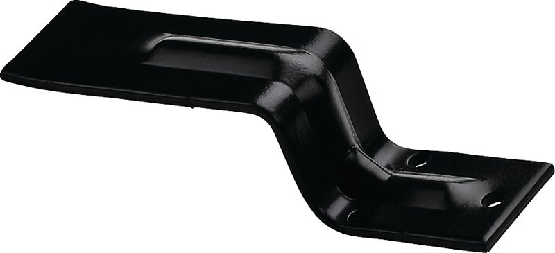 HOLDER BAR 6.3X1.5 BLACK STEEL