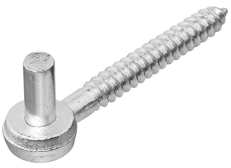 HOOK SCREW STEEL 5/8X5IN ZINC 