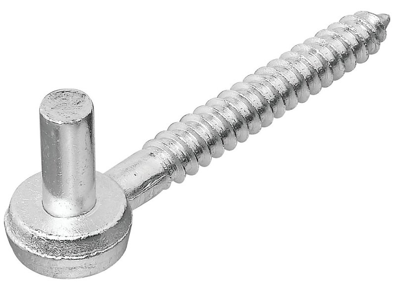 [1806447] HOOK SCREW STEEL 5/8X5IN ZINC 