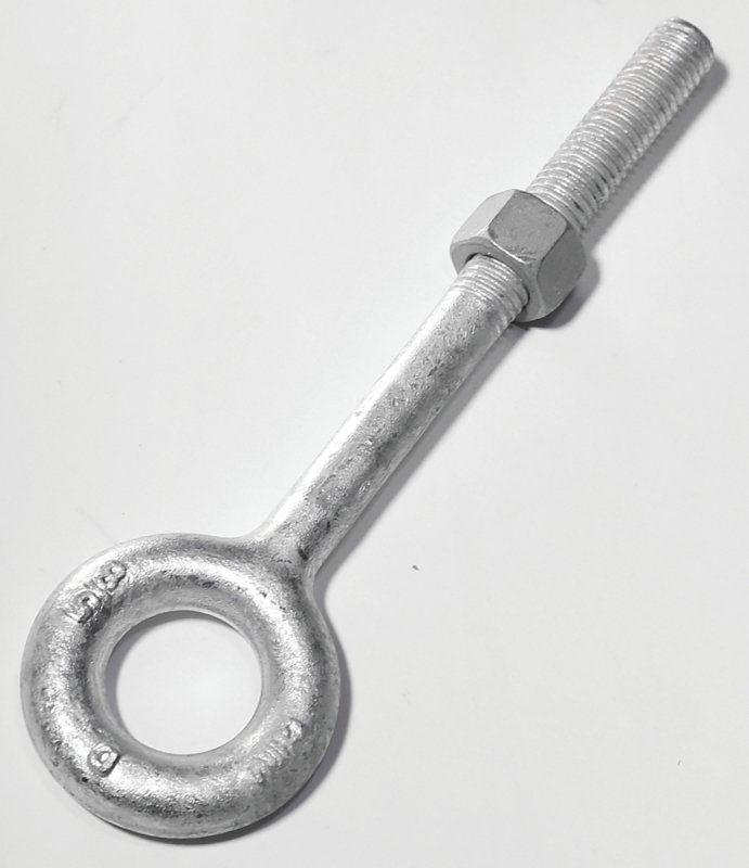 [6341580] EYE BOLT W/NUT 3/8X2.5IN GALV 