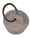 DRAIN STOPPER WHITE RUBB 7/8-1