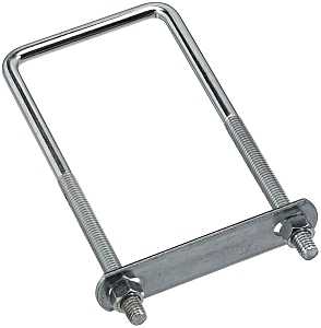 BOLT U SQUARE 3/8X3X7IN ZINC  