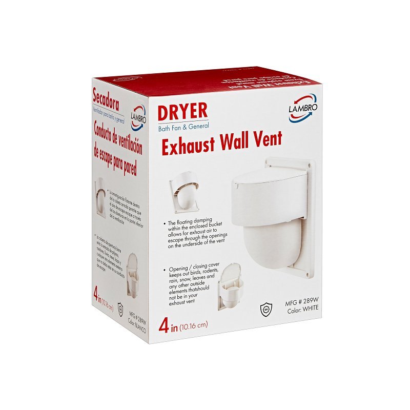 [3689023] HOOD VENT DRYER ROUND 4IN BLK 