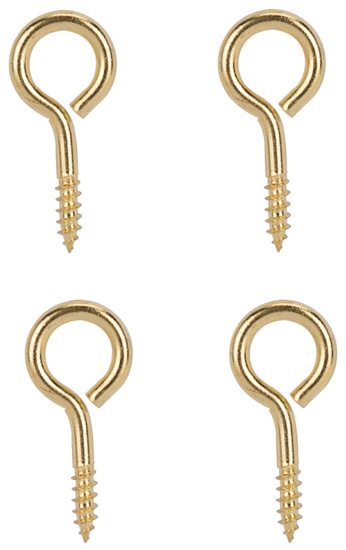 SCREW EYE LRG BRS 13/32X1-3/8 