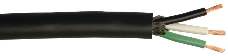 CORD POWER SJEW 10/3 100FT BLK