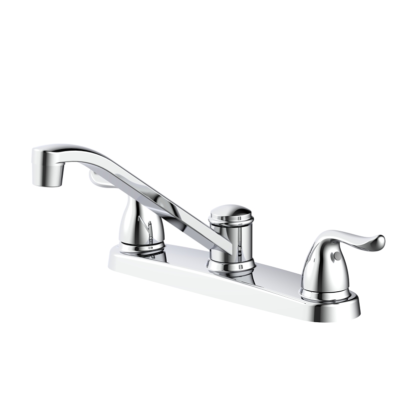 FAUCET KITCHEN 2H ML CHRM 8IN 