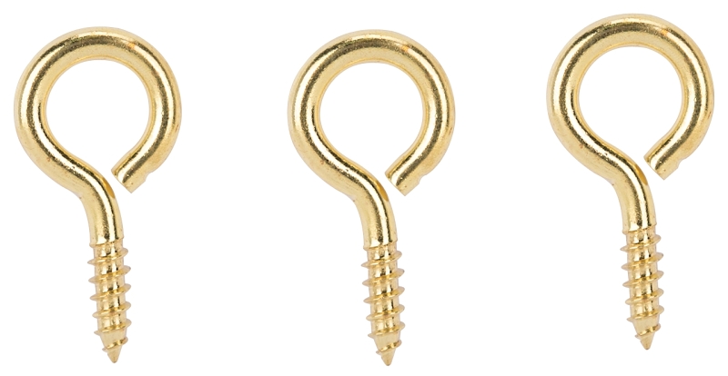 SCREW EYE LRG BRS17/32X1-15/16