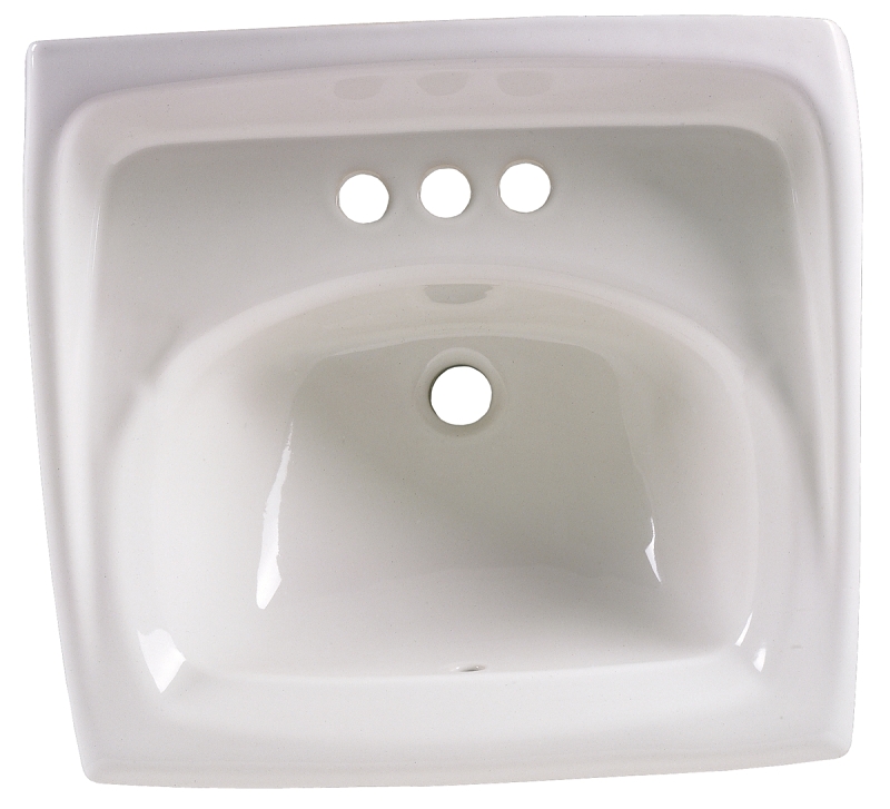 SINK LAV WLMT D-SHAP 20X18 WHT