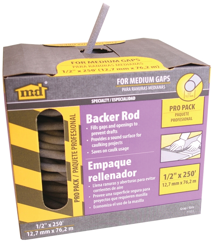 CAULK BACKER ROD 1/2IN X 250FT