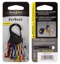 KEYRACK S-BINER PLASTIC BLACK 
