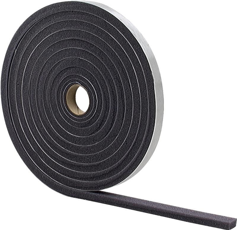 WEATHERSTRIP TAPE LD 17FT GRY 