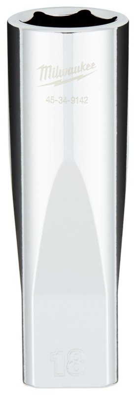 SOCKET DEEP CHROME 1/2INX18MM 