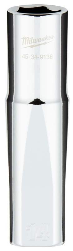 SOCKET DEEP CHROME 1/2INX14MM 