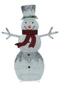 GLITTER FRSTED SNOWMAN PLT 4FT