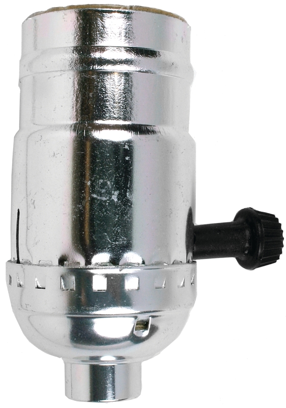 SOCKET TURN KNOB ON/OFF NICKEL