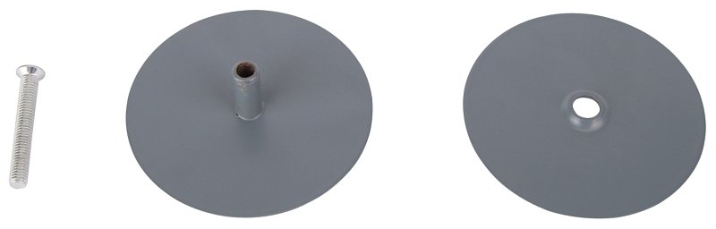 PLATE HOLE COVER 2-5/8DIA GRAY