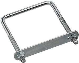 BOLT U SQUARE 3/8X4X5IN ZINC  