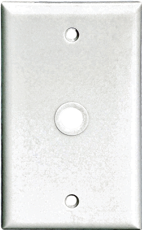 WALL PLATE TV/COAXIAL 1G WHITE