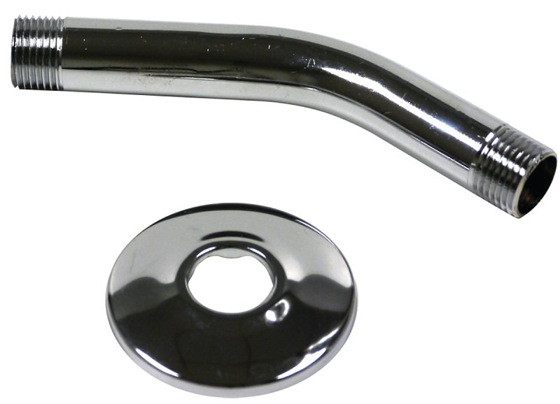 SHOWER ARM-FLANGE CHROME 6IN  