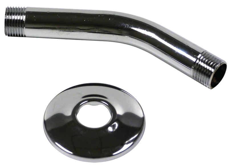 SHOWER ARM-FLANGE CHROME 6IN  