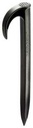 STAKE POLY TUBING BLK 1/2X6IN 