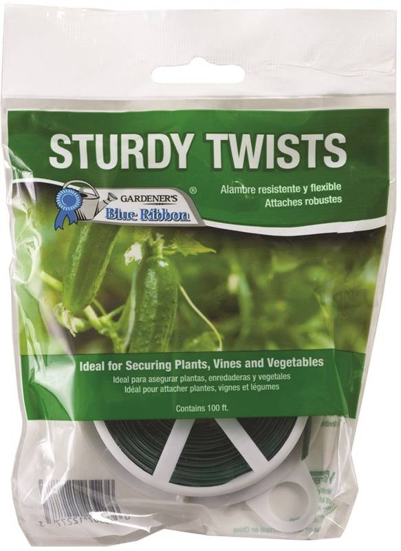 TIE TWIST PLAST W/CUTTER 100FT