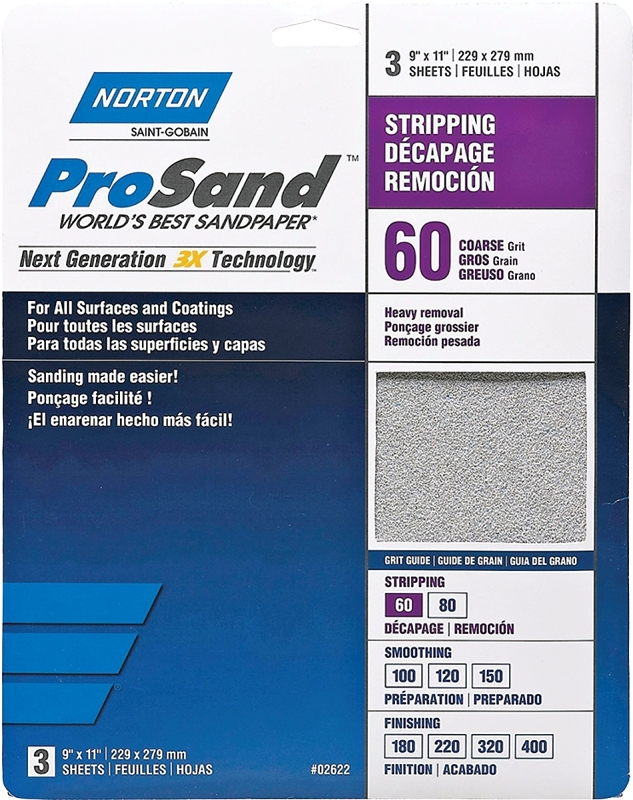 SANDPAPER ALU OXD 60GRT 9X11IN