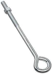 EYE BOLT W/NUT 1/2X10IN ZINC  