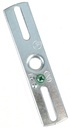 CROSSBAR 4IN FLAT 1/8 IP ZINC 