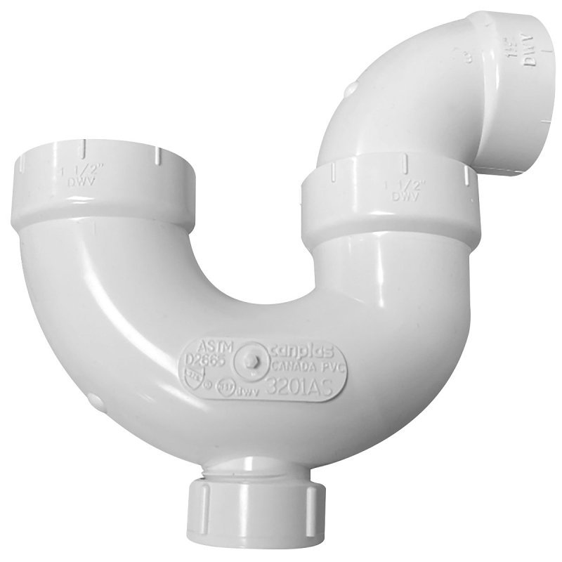 P-TRAP W-CLEANOUT DWV 1-1/2   