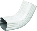 ELBOW A FRONT ALUM 2X3IN WHITE