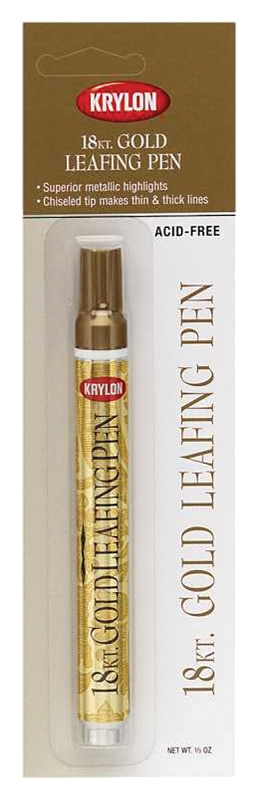 PAINT MET LFNG PEN 18KT GOLD  