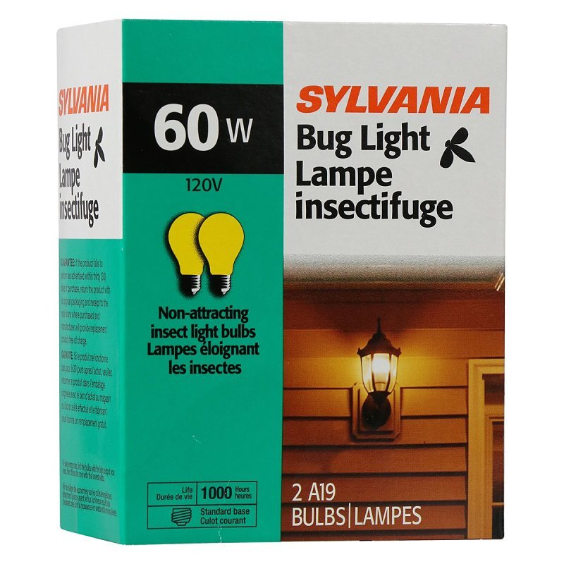 [8973752] BULB LT 60W YEL BUG 2/BX      