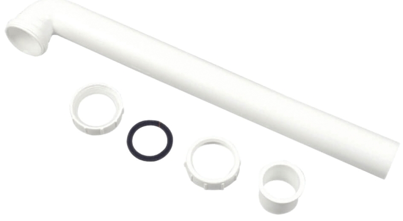 WASTE ARM SLIP 1-1/2ODX15INWHT