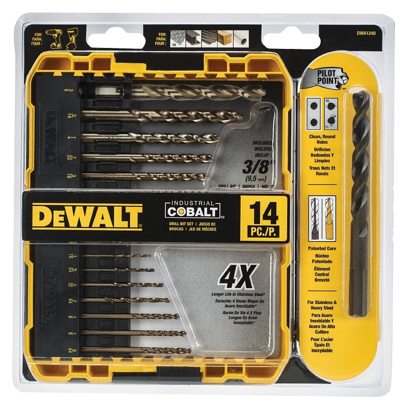 BIT DRILL PILOT POINT 14PC    