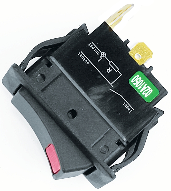 SWITCH ROCKER RED ON/OFF 3 TAB