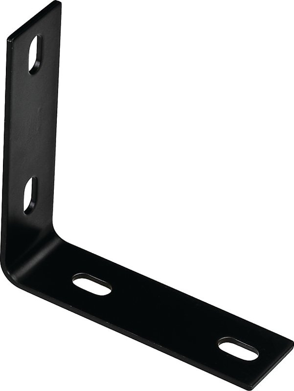BRACE CORNER 5.1X1.5X1/8 BLK  