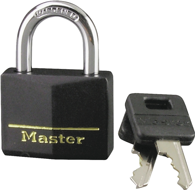 PADLOCK VNYL COV BLK 1-9/16IN 