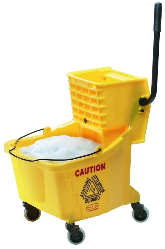 [6377055] MOP BUCKET SIDE PRESS YEL 35QT