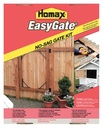 BRACKET GATE KIT ANTISAG STEEL