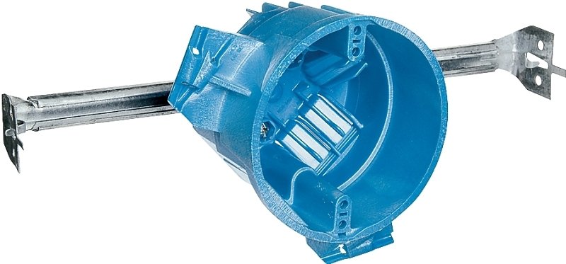 BOX CEILING PVC BRKT NEW 25CU 