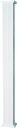 COLUMN 6INX8FT SQ WHITE ALUM  
