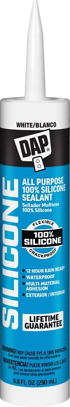 SEALANT SILI RUBB WHITE 9.8 OZ
