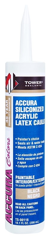 SEALANT CAULK LTX BLACK 10.1OZ