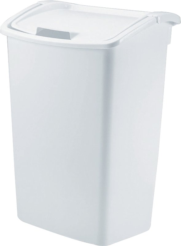 WSTBKT DUAL LID PLSTC W 45QT  