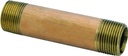 PIPE NIPPLE BRASS 1/4X6       