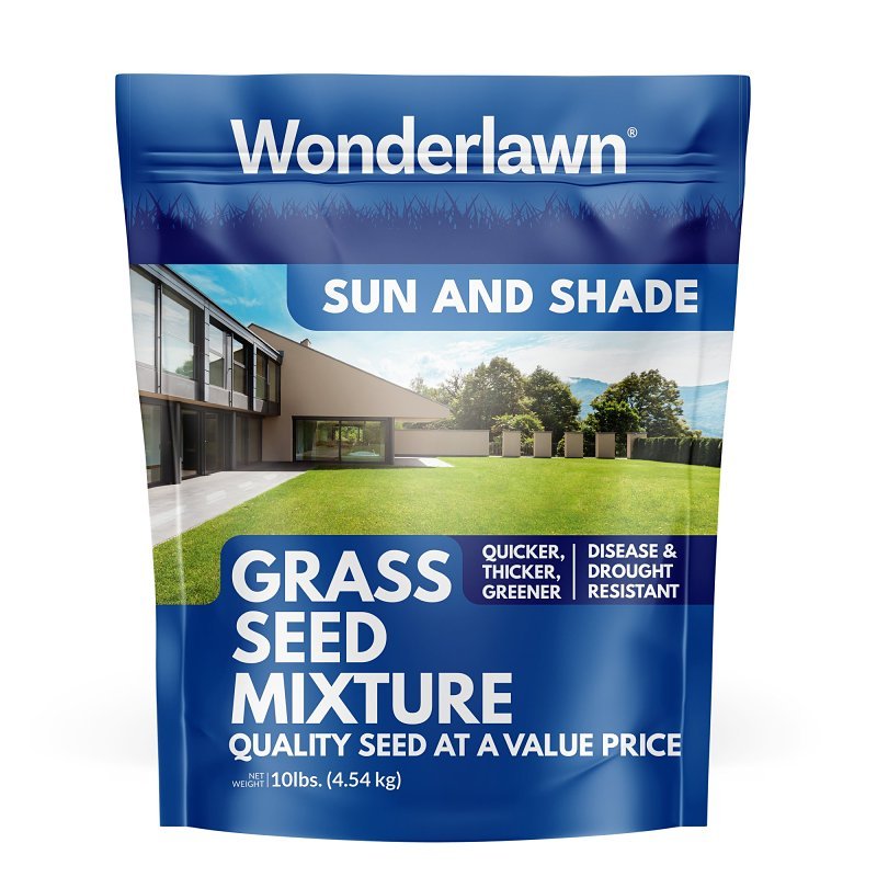 SEED GRASS SUN & SHADE 10LB   