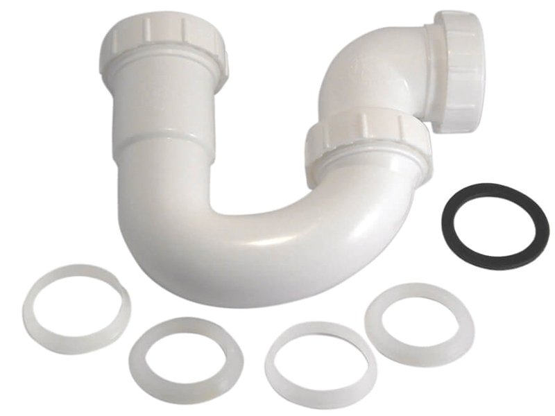 P-TRAP SWIVEL SLIP 1-1/2 WHITE