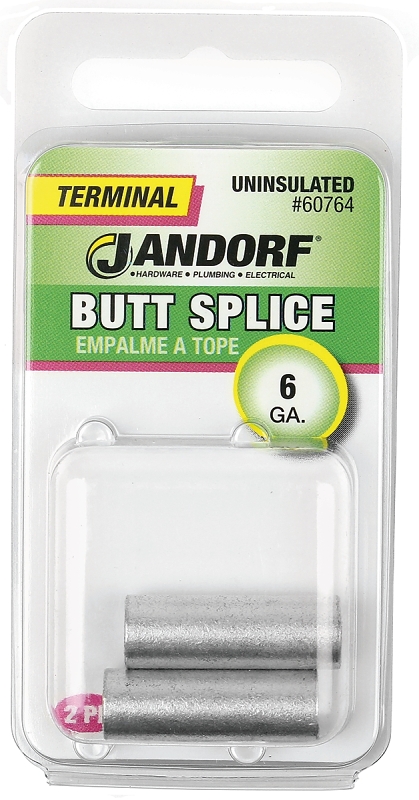 TERMINAL BUTT SPLC 6 UNIN 2PK 