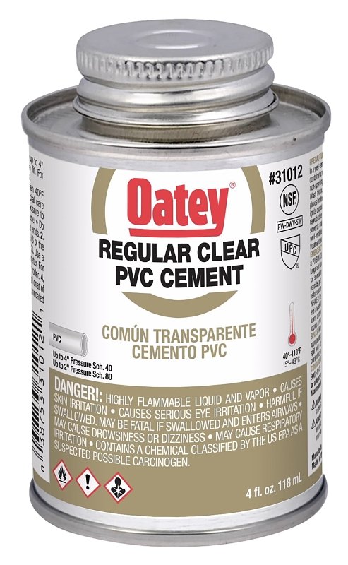 PVC CEMENT LOVOC REG CLR 4OZ  